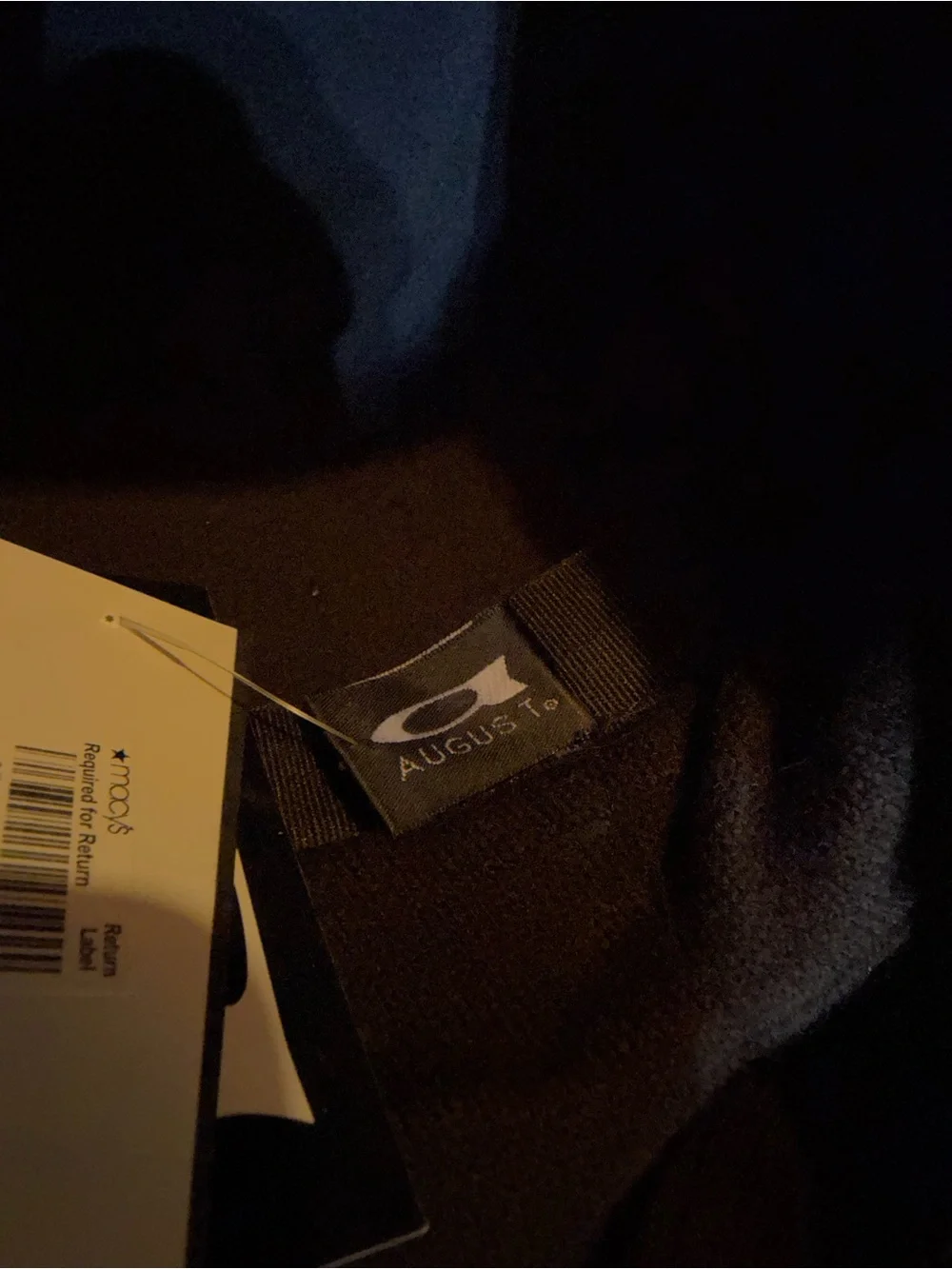 Women's Black Wool Wide-Brim Hat with Ribbon Tie
